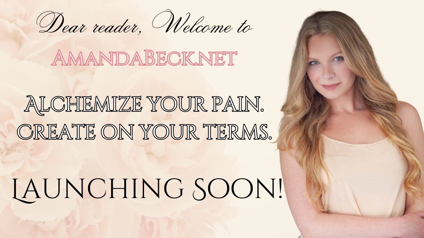 AmandaBeck.net - Alchemize Your Pain banner